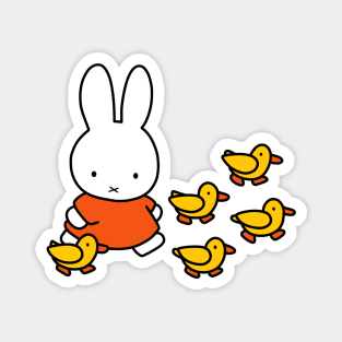 Miffy with Ducks Magnet