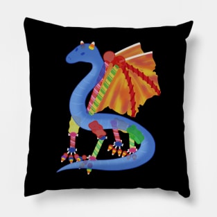 Candy Dragon Pillow