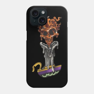 scary candle Phone Case