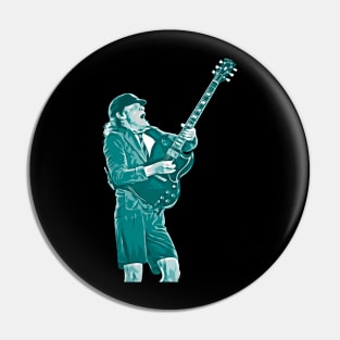 ANGUS YOUNG ROCK N ROLL Pin