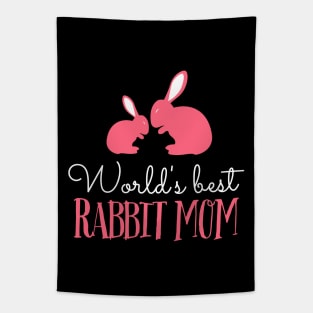 World's best rabbit mom Tapestry