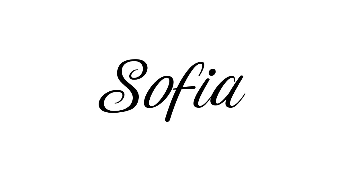 Name Sofia - Sofia - Sticker | TeePublic