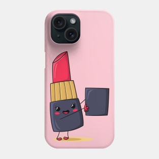 REd lipstick Phone Case