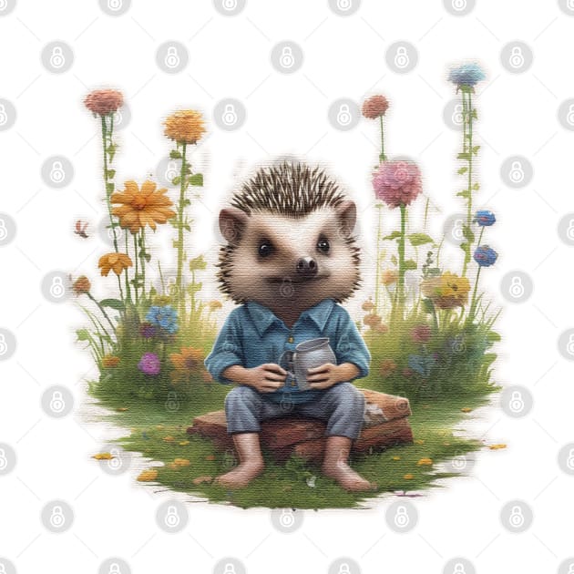 Cute Hedgehog by JnS Merch Store