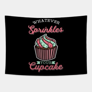 CUPCAKE CHEF Whatever Sprinkles Your Cupcake Tapestry