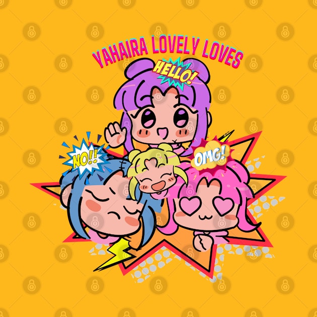 Kawaii  Girls by Yahaira Lovely Loves by Yahaira Lovely Loves 