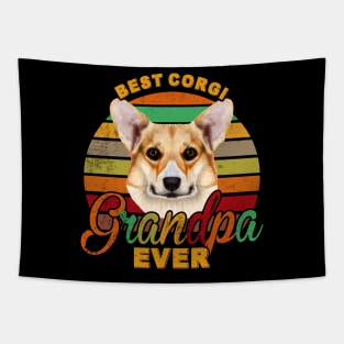 Best Corgi Grandpa Ever Tapestry