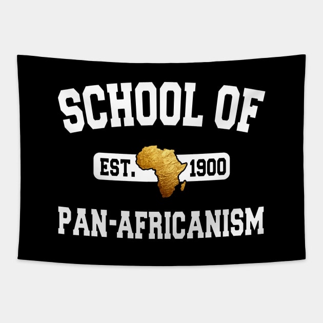 Pan African Shirt | African Clothing | Afrocentric Tee | Black History Month | Juneteenth Shirt Tapestry by Panafrican Studies Group