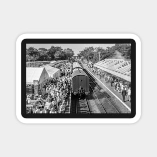 A packed Sheringham Railway station in Norfolk Magnet