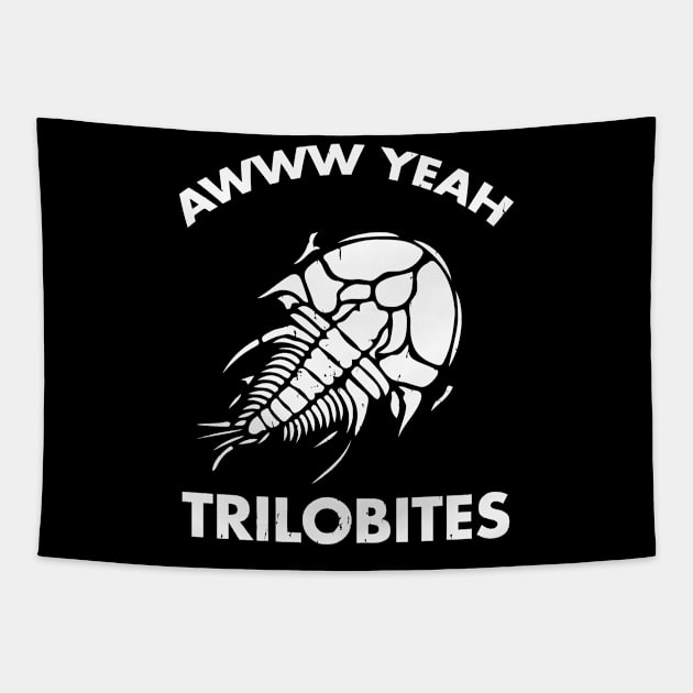 Aww Yeah Trilobites Science Tapestry by tanambos