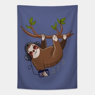 Musical Sloth Tapestry