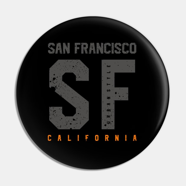 San Francisco Pin by TambuStore