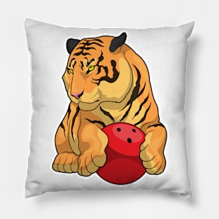 Tiger Bowling Bowling ball Pillow