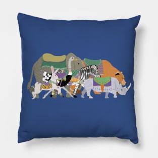 Herd of Carousel Animals Pillow