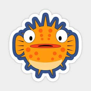 Friendly pufferfish Magnet