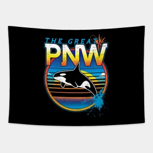 PNW Orca Tapestry