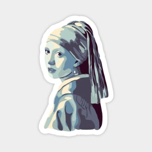 Girl With A Pearl Earring Magnet