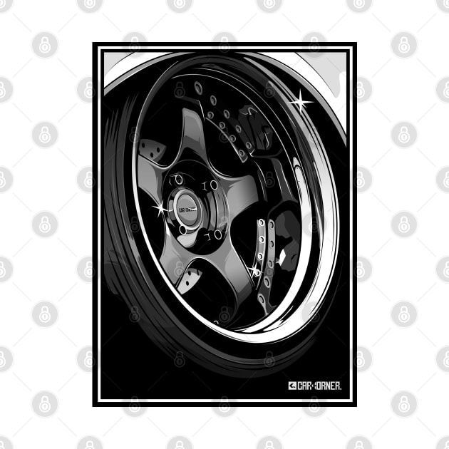 Wheel - SSR SP1 - CarCorner by CarCorner - Automotive Artwork