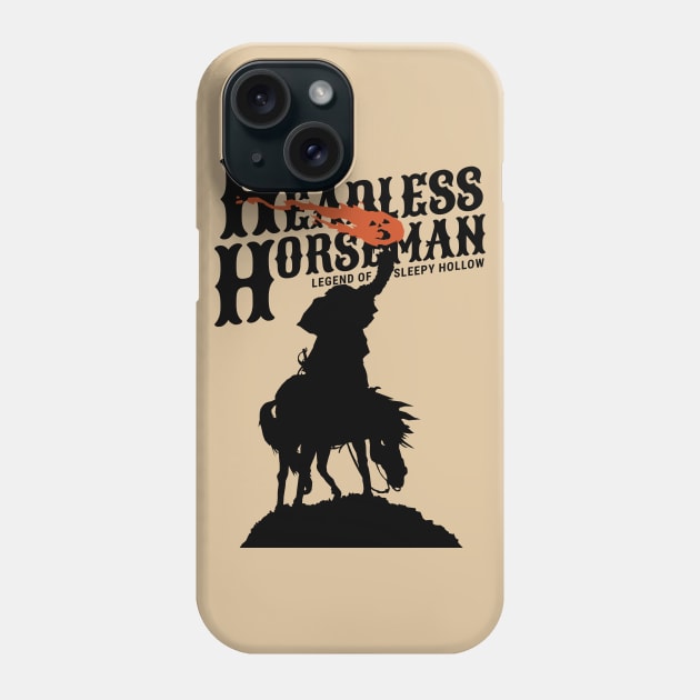 Headless Horseman Legend of Halloween Night Phone Case by KewaleeTee