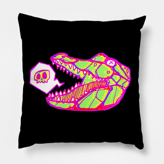 NEON GATOR Pillow by darendeleche