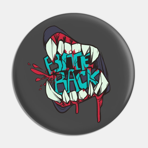 Bite Back Pin by abakkus