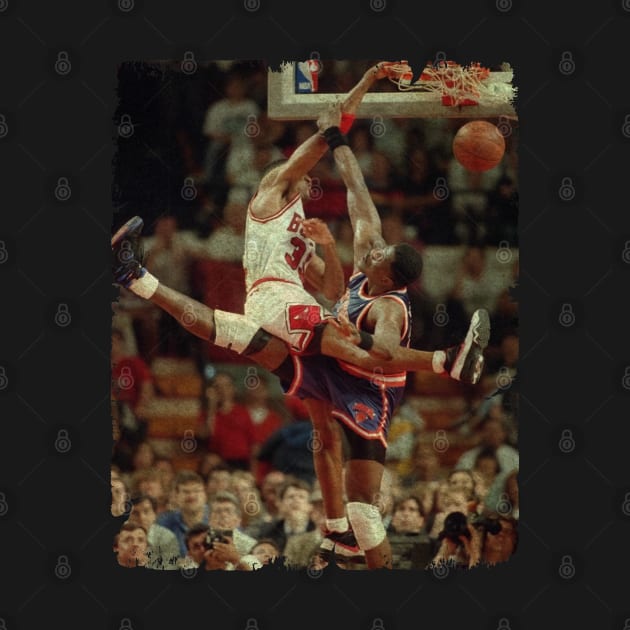 Scottie Pippen vs Patrick Ewing by Wendyshopart