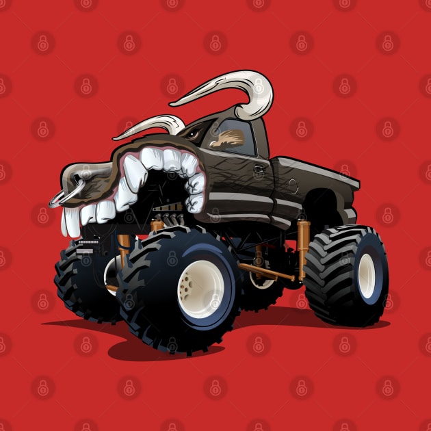 Cartoon monster truck by Mechanik