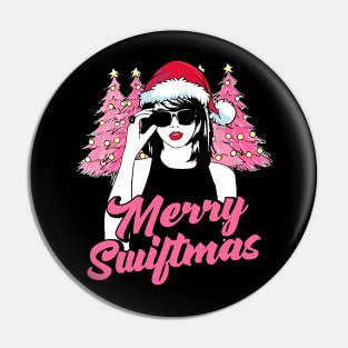 Funny Christmas Merry Swiftmas Taylor's Christmas Pin