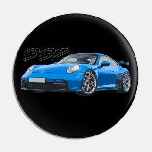 shark blue 992 gt3 Pin