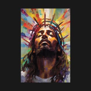 African American Jesus Christ Praying T-Shirt