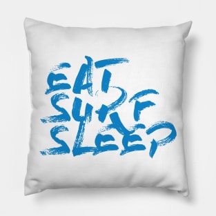 eat-surf-sleep-slug life Pillow