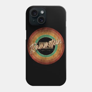 Rammstein Vintage Circle Art Phone Case