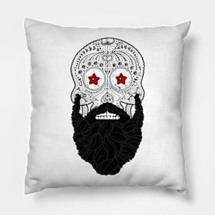 Sugar Skull Beard Pillow