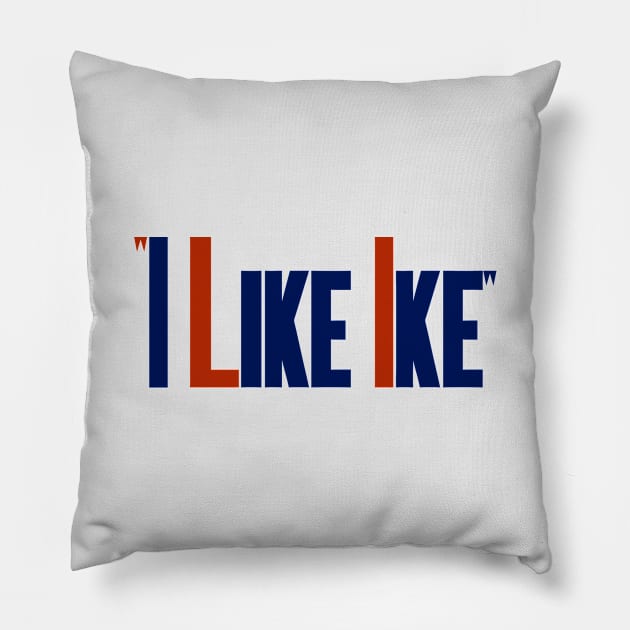 I Like Ike - Vintage Election Pillow by warishellstore