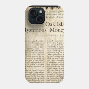 Oak Island Money Pit Phone Case