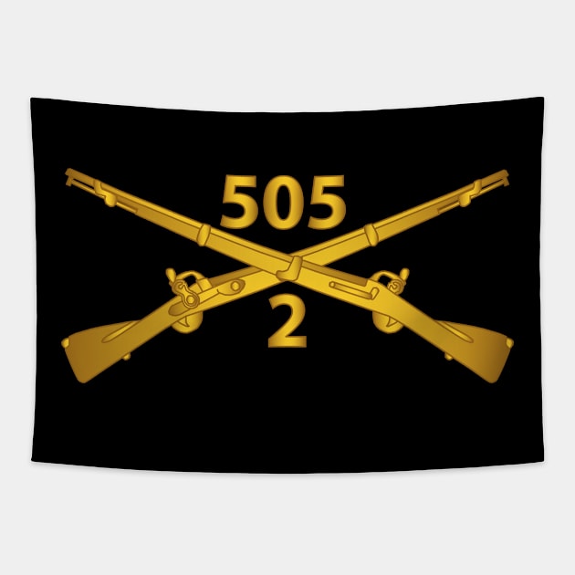 2nd Bn, 505th Infantry Regiment Branch wo Txt X 300 Tapestry by twix123844