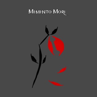 Memento Mori with Rose T-Shirt