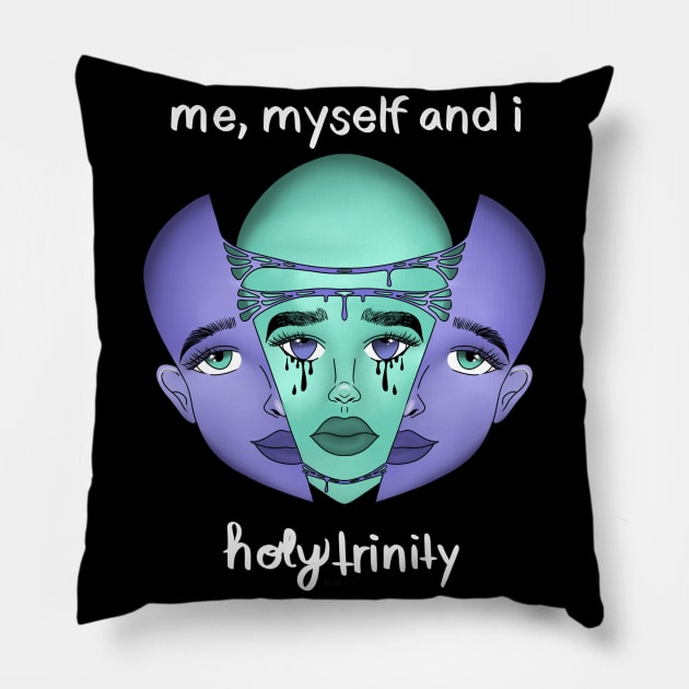 Me myself and i Pillow by Throwin9afit