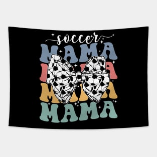 Soccer Mama Retro Groovy Soccer Softball Mom Tapestry