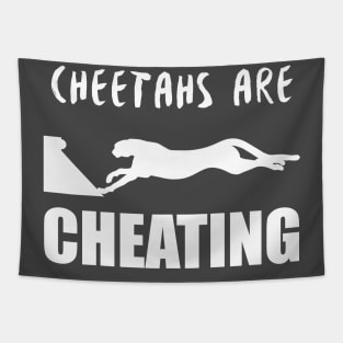 Cheetah Flyball White Tapestry