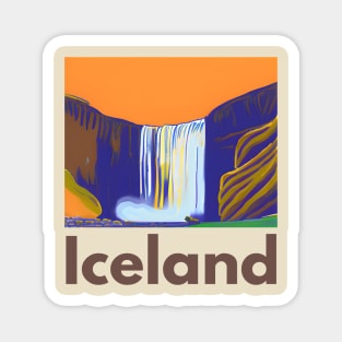 Iceland Skogafoss Magnet