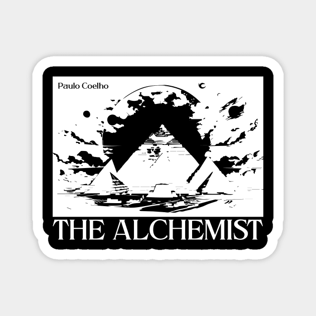 THE ALCHEMIST WHITE Magnet by Writop Clothing