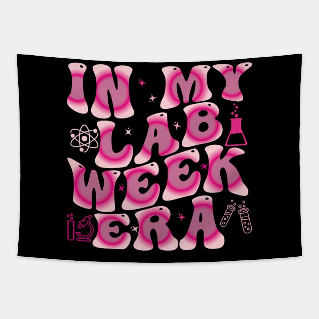 in my lab week era Tapestry by mdr design