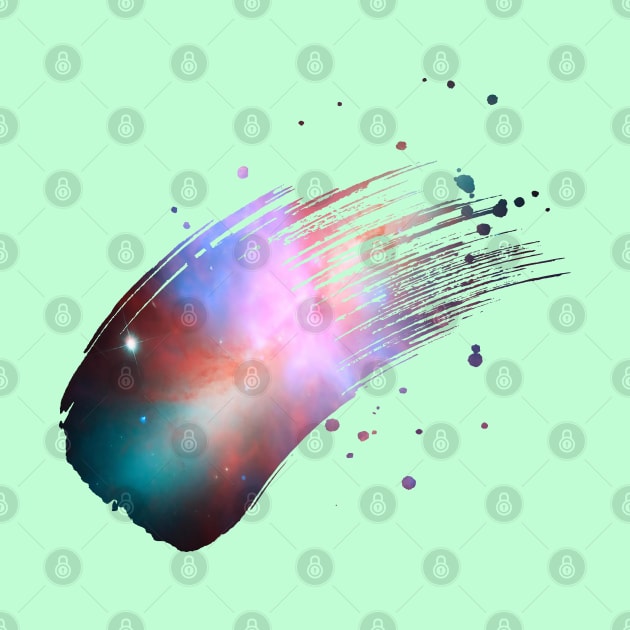 Paint brush stroke galaxy whoosh by Blacklinesw9