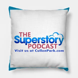 OFFICIAL SUPERSTORY PODCAST LOGO Pillow