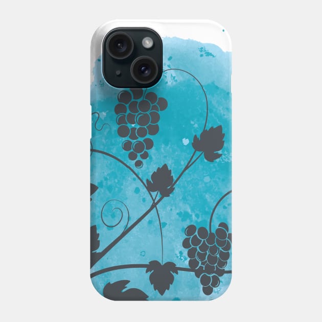 Wine Watercolor Phone Case by SWON Design