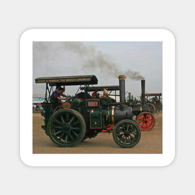 Robey Steam Engine Magnet by RedHillDigital