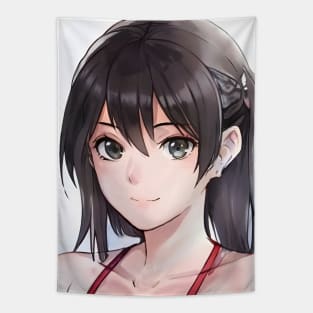 Teen school anime girl Tapestry