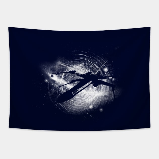 Galaxy fighters Tapestry by FanFreak