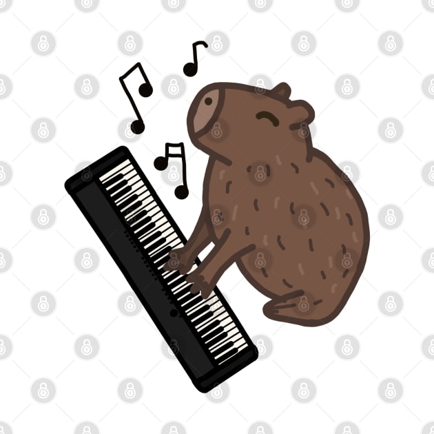Keyboard Capybara by Artstuffs121